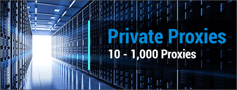 Buy 10 to 1,000 Private Proxies
